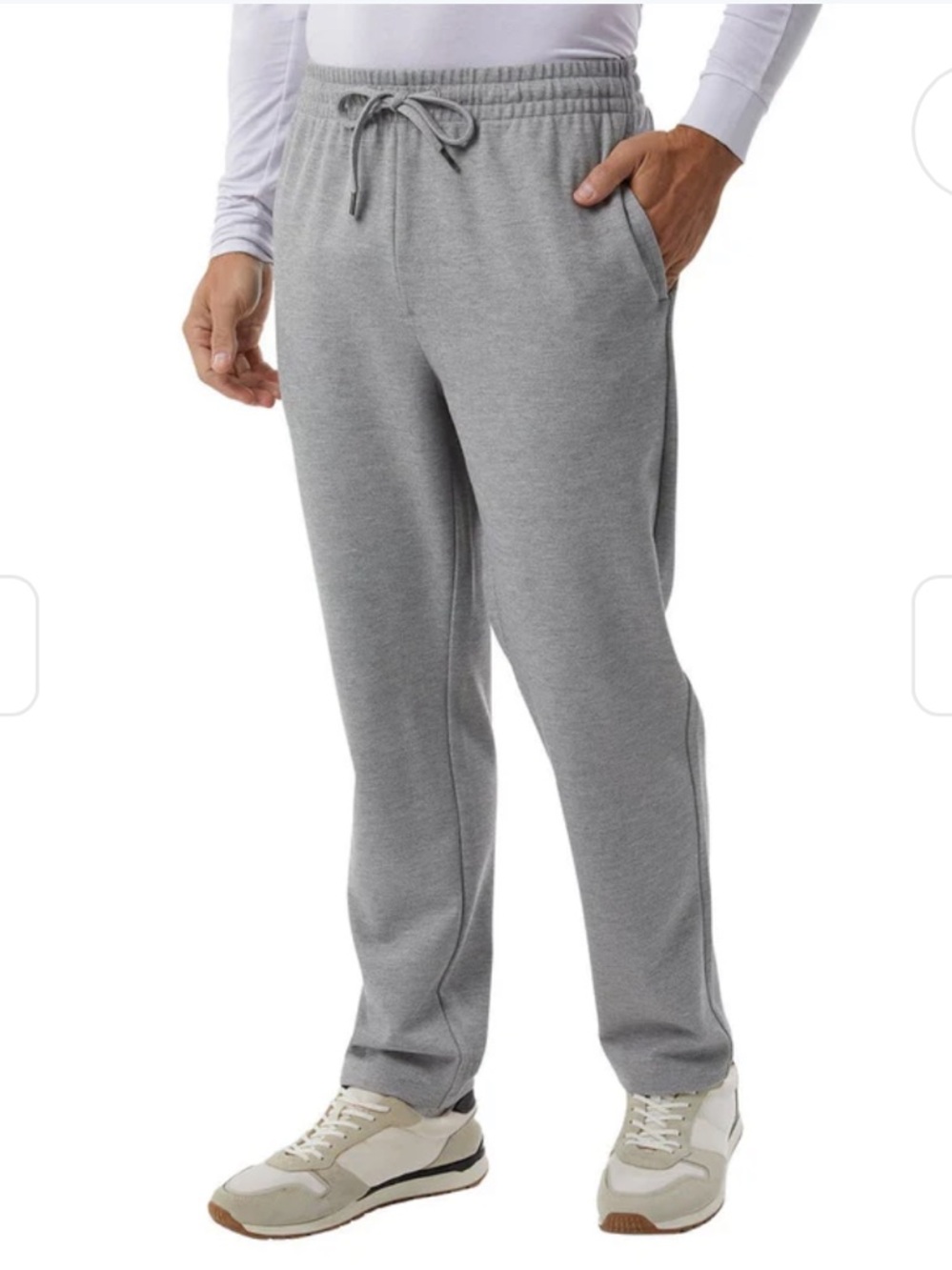32 Degrees Heat Mens Pique Pant Grey Size Medium